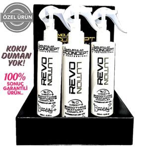 REVOLUTION Blowout Moleküler İçerikli Keratin Sprey – 250 ml x 3 – Kremsi Likit Seri