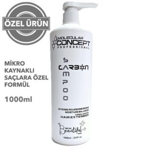 CARBON SAÇ BAKIM ŞAMPUANI 1000ml / MİKRO KAYNAKLI SAÇLARA ÖZEL FORMÜLE EDİLMİŞTİR / Paraben+Tuz+Sülfat İçermez MOLECULAR CONCEPT